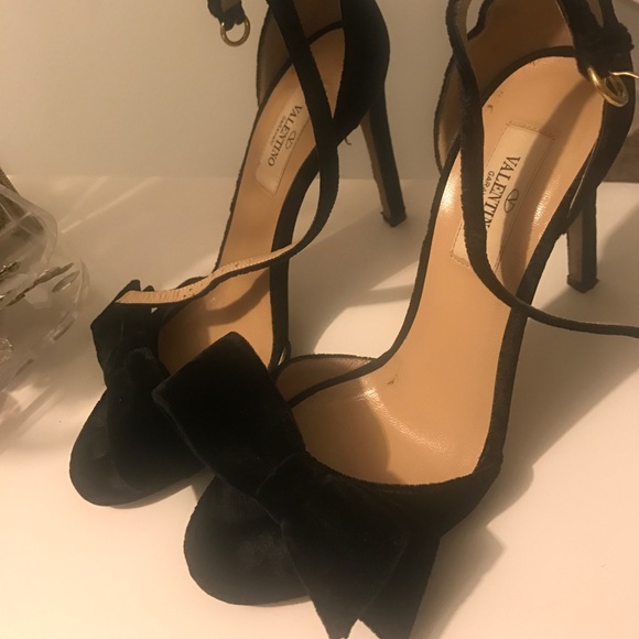 Valentino Garavani Shoes - Valentino black suede heels